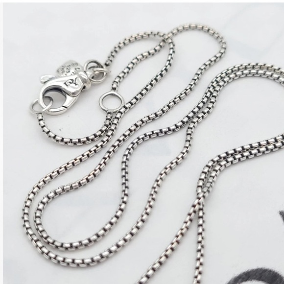 Sold David Yurman Cable Cookie Classic Heart Necklace with 18kt Gold Heart - Picture 6 of 9